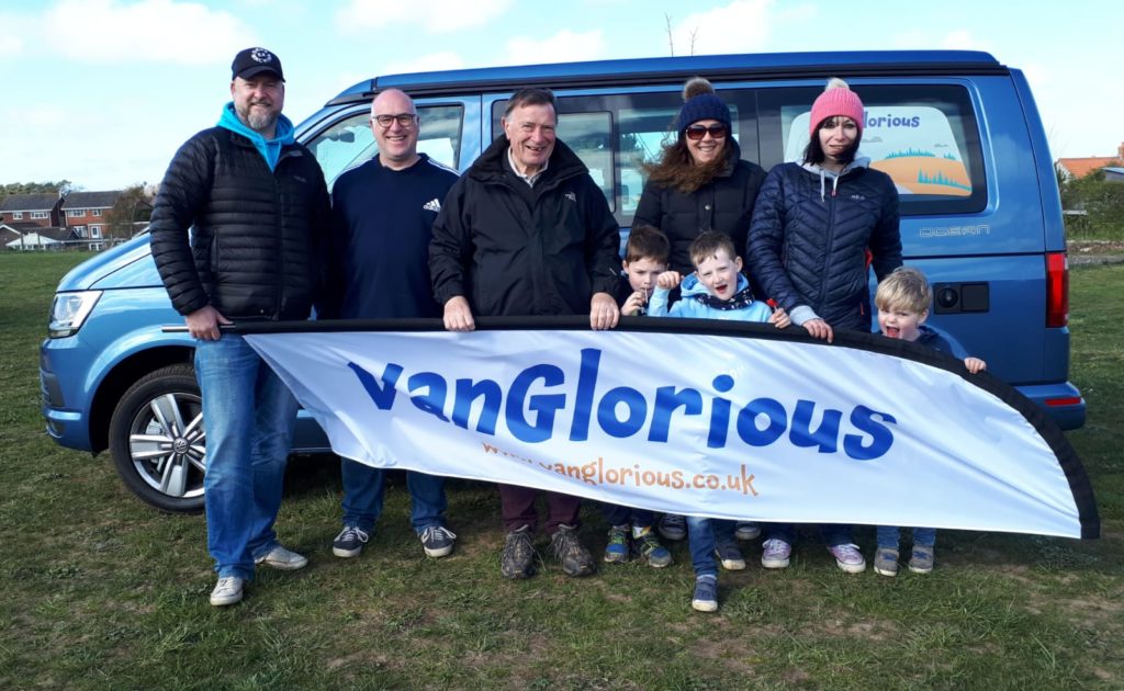 VanGlorious team in  front of a new van