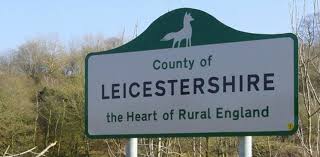 Leicestershire Road sign