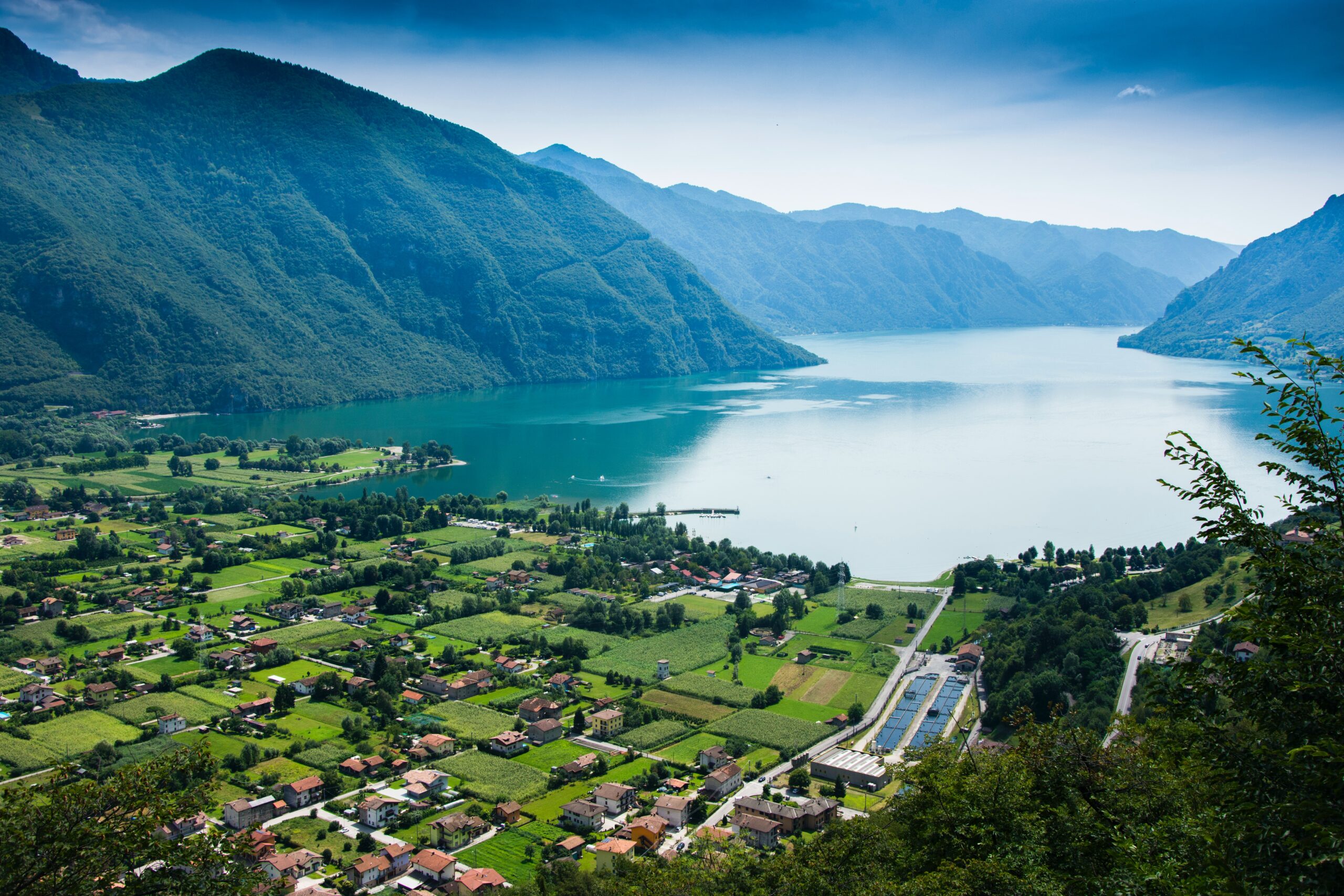 View of Italian Lakes
