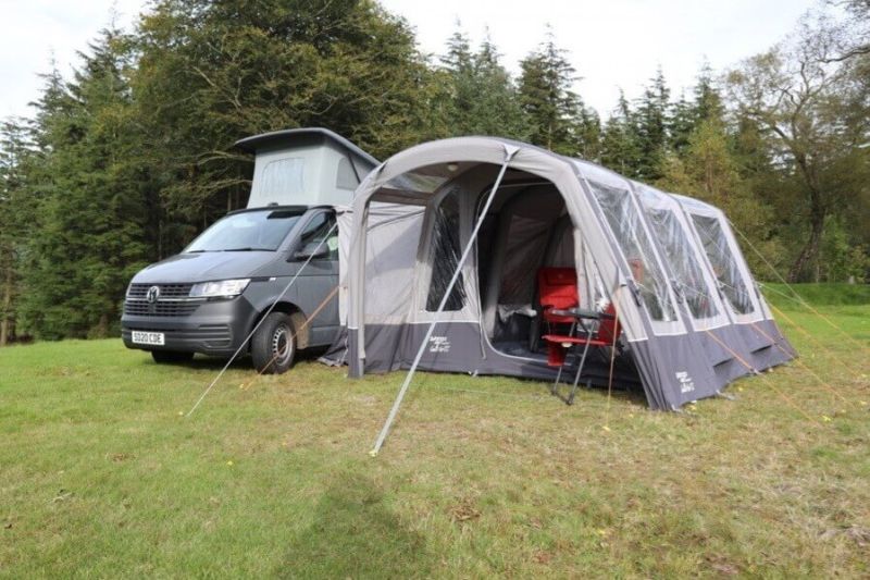 VW Campervan with awning